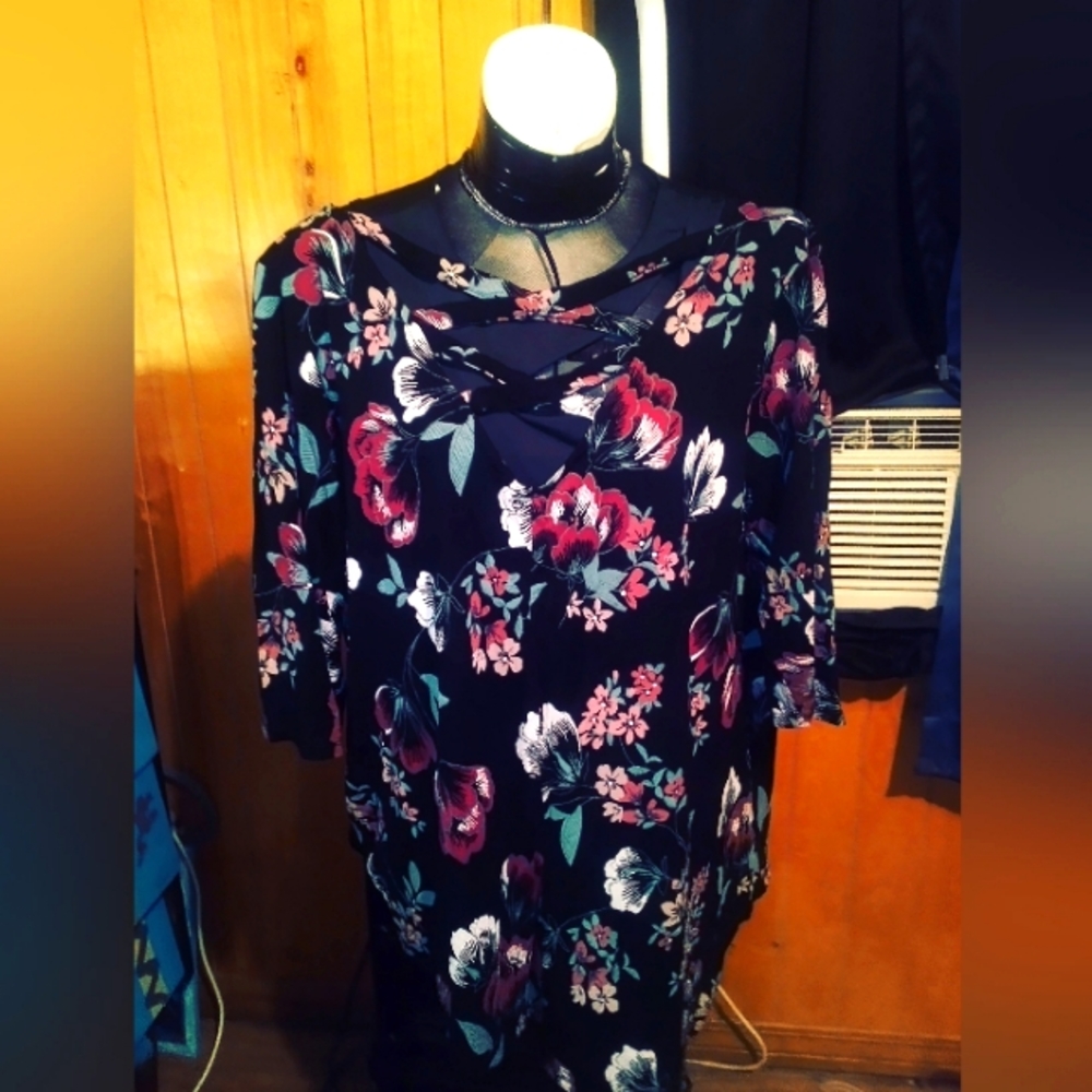Terra&Sky Blouse Size 1X
